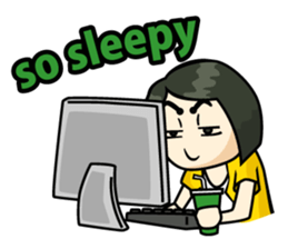 Ordinary Office girl sticker #1352061