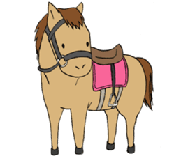 "Eri & Yu"s horse riding Day sticker #1352222