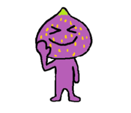 a pleasant fig man sticker #1352244