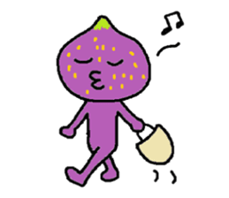 a pleasant fig man sticker #1352256