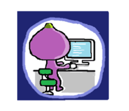 a pleasant fig man sticker #1352258