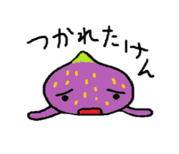 a pleasant fig man sticker #1352259