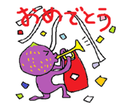 a pleasant fig man sticker #1352262