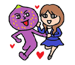 a pleasant fig man sticker #1352268