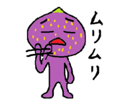 a pleasant fig man sticker #1352269