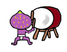 a pleasant fig man sticker #1352274