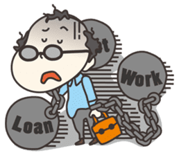 Come on, salaried workers! Part1 sticker #1352307