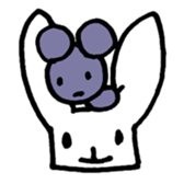 Scott Bunny and Mice sticker #1352482