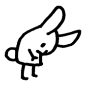 Scott Bunny and Mice sticker #1352484