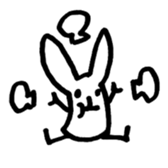 Scott Bunny and Mice sticker #1352487