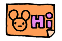 Scott Bunny and Mice sticker #1352509