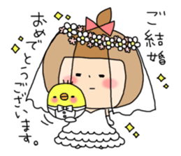 strange lovely girl Heko sticker #1352918