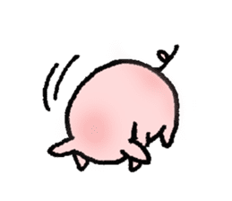 A small baby pig sticker #1353325