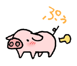 A small baby pig sticker #1353331
