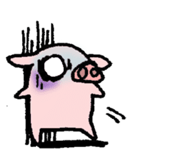 A small baby pig sticker #1353335