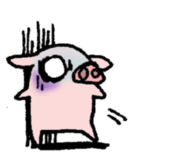 A small baby pig sticker #1353335