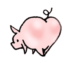 A small baby pig sticker #1353339