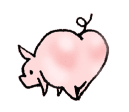 A small baby pig sticker #1353339