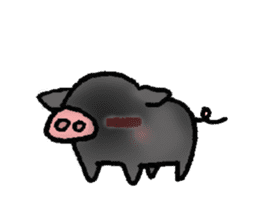 A small baby pig sticker #1353345