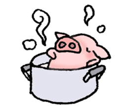 A small baby pig sticker #1353346