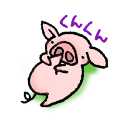 A small baby pig sticker #1353347