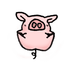 A small baby pig sticker #1353349