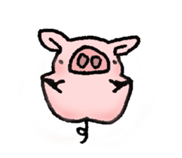 A small baby pig sticker #1353349