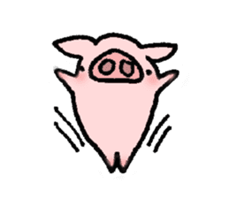 A small baby pig sticker #1353350