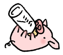 A small baby pig sticker #1353356