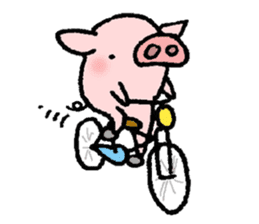 A small baby pig sticker #1353361
