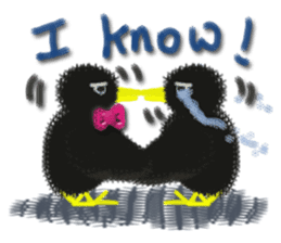 Happy Penguin everyday sticker #1353468