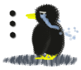 Happy Penguin everyday sticker #1353476