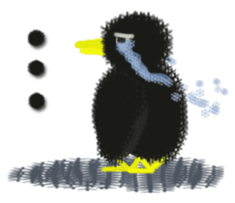 Happy Penguin everyday sticker #1353476