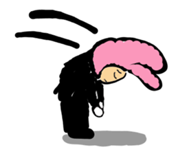 Rabbit head sticker #1354005