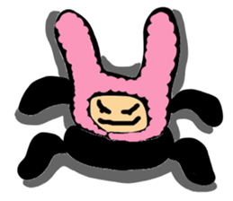 Rabbit head sticker #1354006