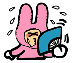 Rabbit head sticker #1354027