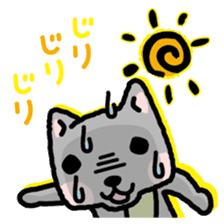 omoshiro cat & omokuro cat sticker #1354503