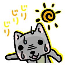 omoshiro cat & omokuro cat sticker #1354503