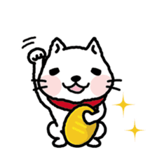omoshiro cat & omokuro cat sticker #1354509