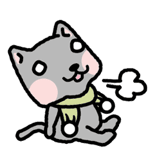 omoshiro cat & omokuro cat sticker #1354516