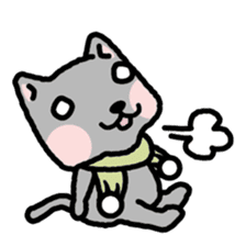 omoshiro cat & omokuro cat sticker #1354516
