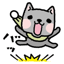 omoshiro cat & omokuro cat sticker #1354519