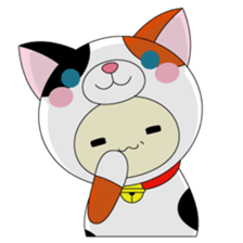 Animal suit momo sticker #1354818