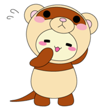 Animal suit momo sticker #1354838