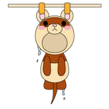 Animal suit momo sticker #1354840