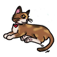 "mike" the calico cat sticker #1354845