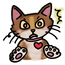 "mike" the calico cat sticker #1354856