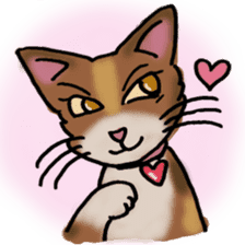 "mike" the calico cat sticker #1354865