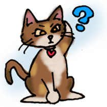 "mike" the calico cat sticker #1354870