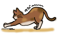 "mike" the calico cat sticker #1354880